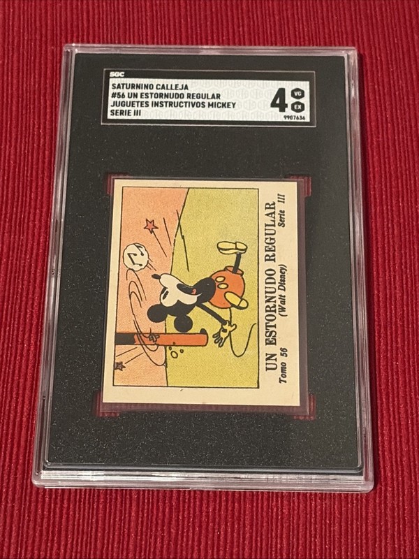 1936 Disney Mickey Mouse Saturnino Calleja Juguettes In Estornudo Regular SGC 4