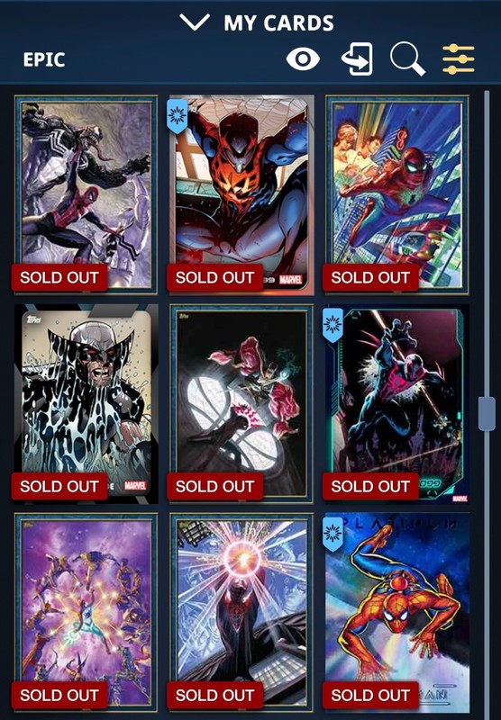Topps Marvel Collect – Pick Any 2020 Non – Award Epic Digital