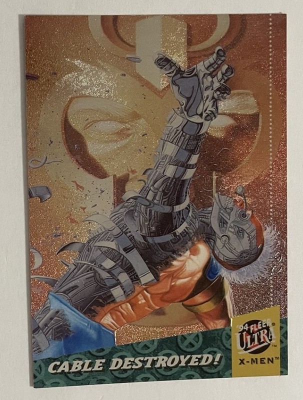 1994 Fleer Ultra X-Men Fatal Attractions # 2 Cable Destroyed
