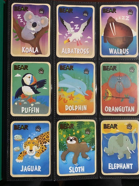 Bear Fruit Snack Animal Cards – Various animals – Complete Your Set!