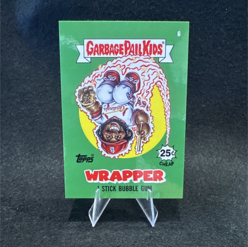 OZZIE SMITH Topps 2023 GPK X MLB Wrapper St. Louis Cardinals Insert #6 SSP!