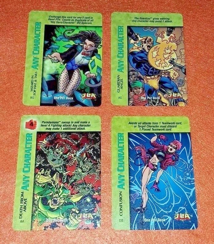 Marvel OVERPOWER Any Character JLA SET Wizard in Top Hat and Tails Confusion +2