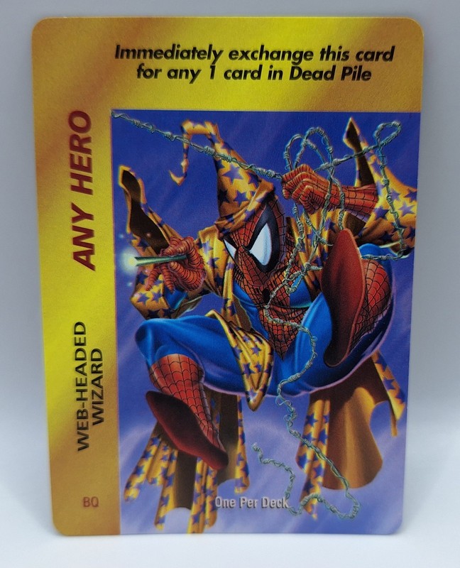 Marvel Overpower Web-Headed Wizard Any Hero OPD OP Promo Spiderman NM Condition