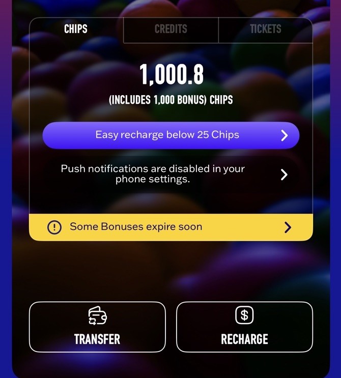 Dave and Buster’s Power Card With 1000 Chips “BONUS” (READ DESCRIPTION!!!)