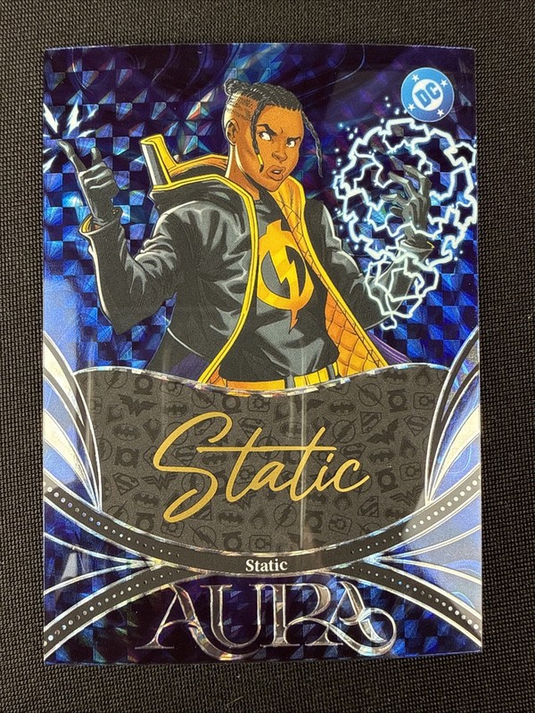 Static Auto 2025 Kakawow Aura DC Script Art Blue /95 #ADC-SBL-27