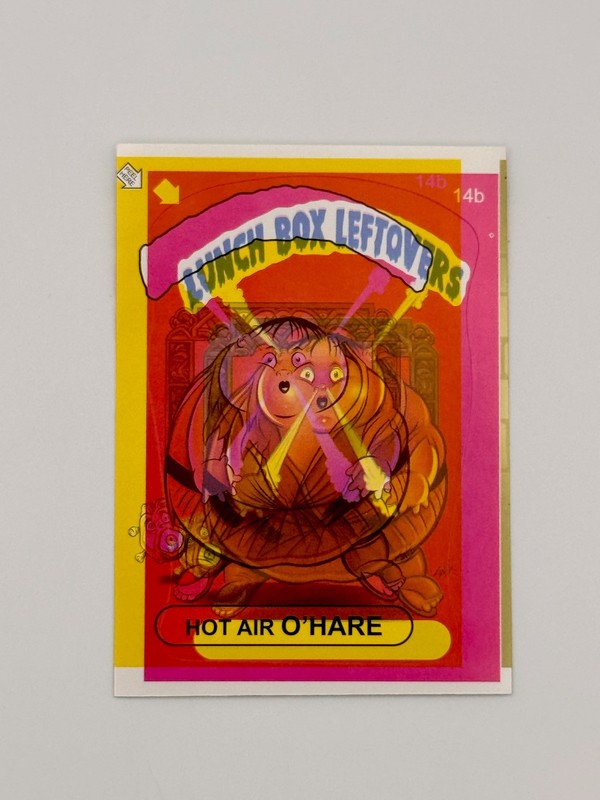 2018 SSFC Lunch Box Leftovers HOT AIR O’HARE #14b Double Print Error SSP RARE