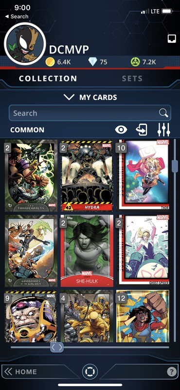Topps MARVEL Card Trader • TAKE Any 18 COMMON OR BASE DUPES From My Account $1