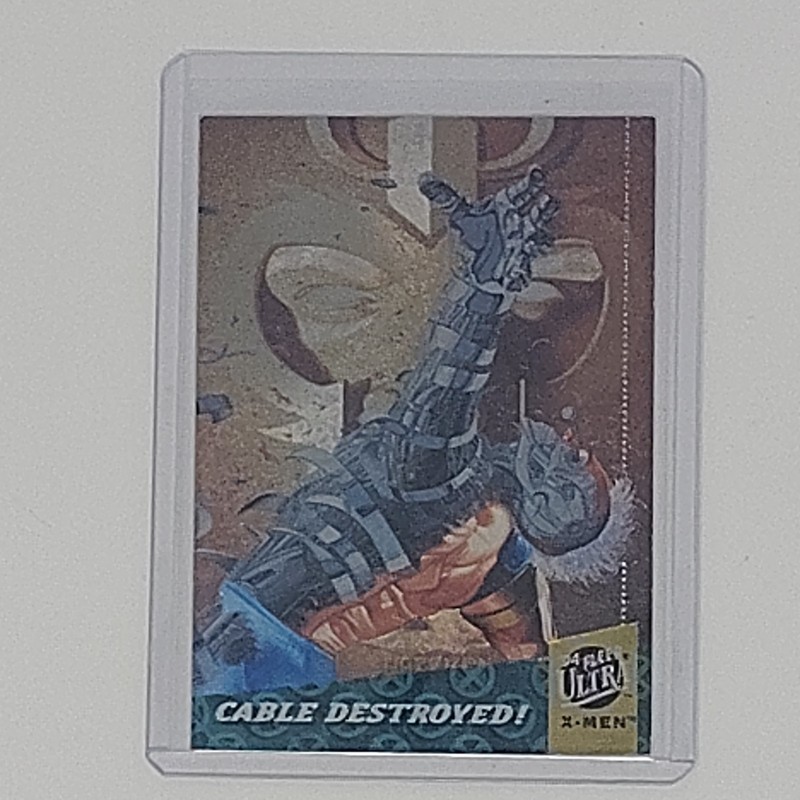 1994 Fleer Ultra X-Men Fatal Attractions Card #2 of 6 Cable Destroyed!