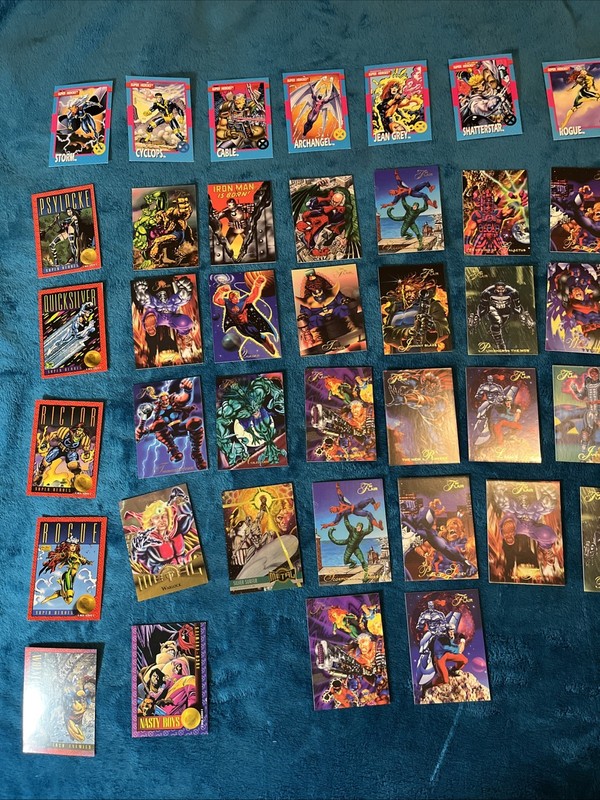 18 X-men Cards. 16 ‘94 Ultra X-men Cards, and 24 Flair 94 Marvel Cards. Get Em.