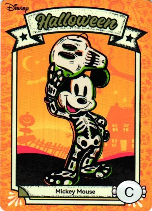 2024 Kakawow Disney Festivals JOY #HLDJ-BWE-25 Base 1 C Halloween Mickey Mouse